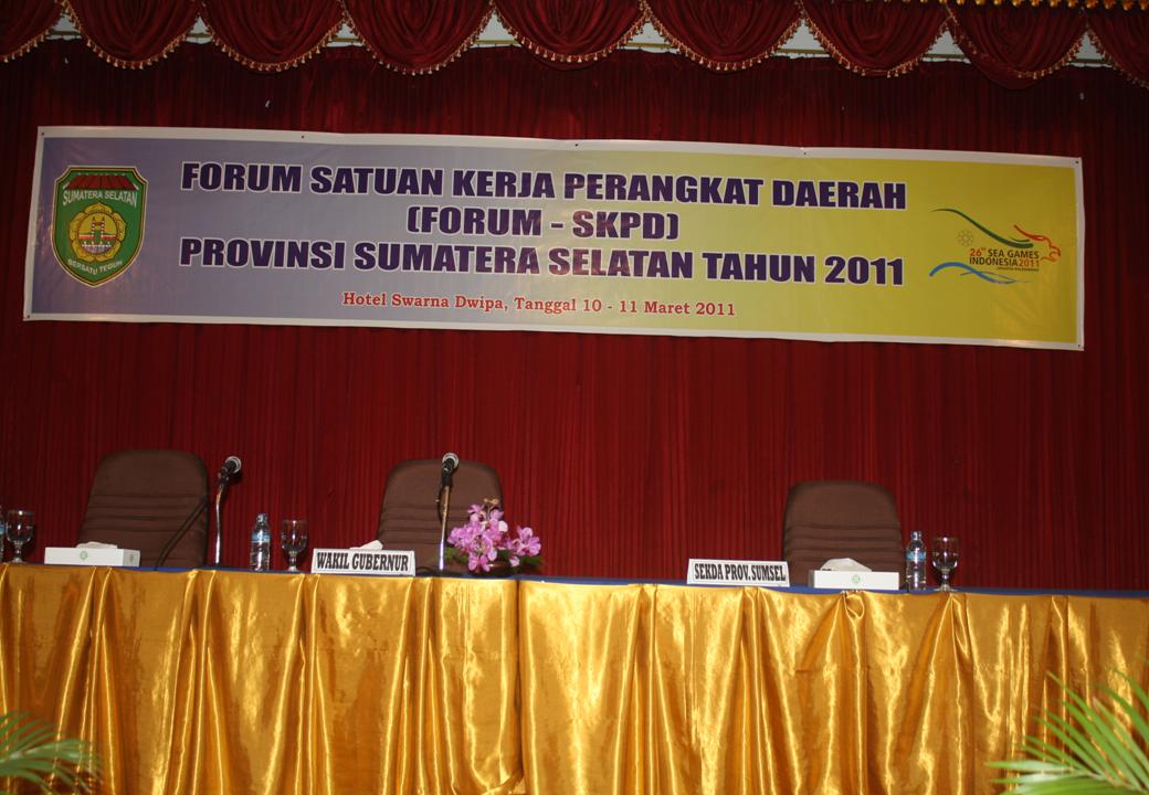 Forum Satuan Kerja Perangkat Daerah 2011